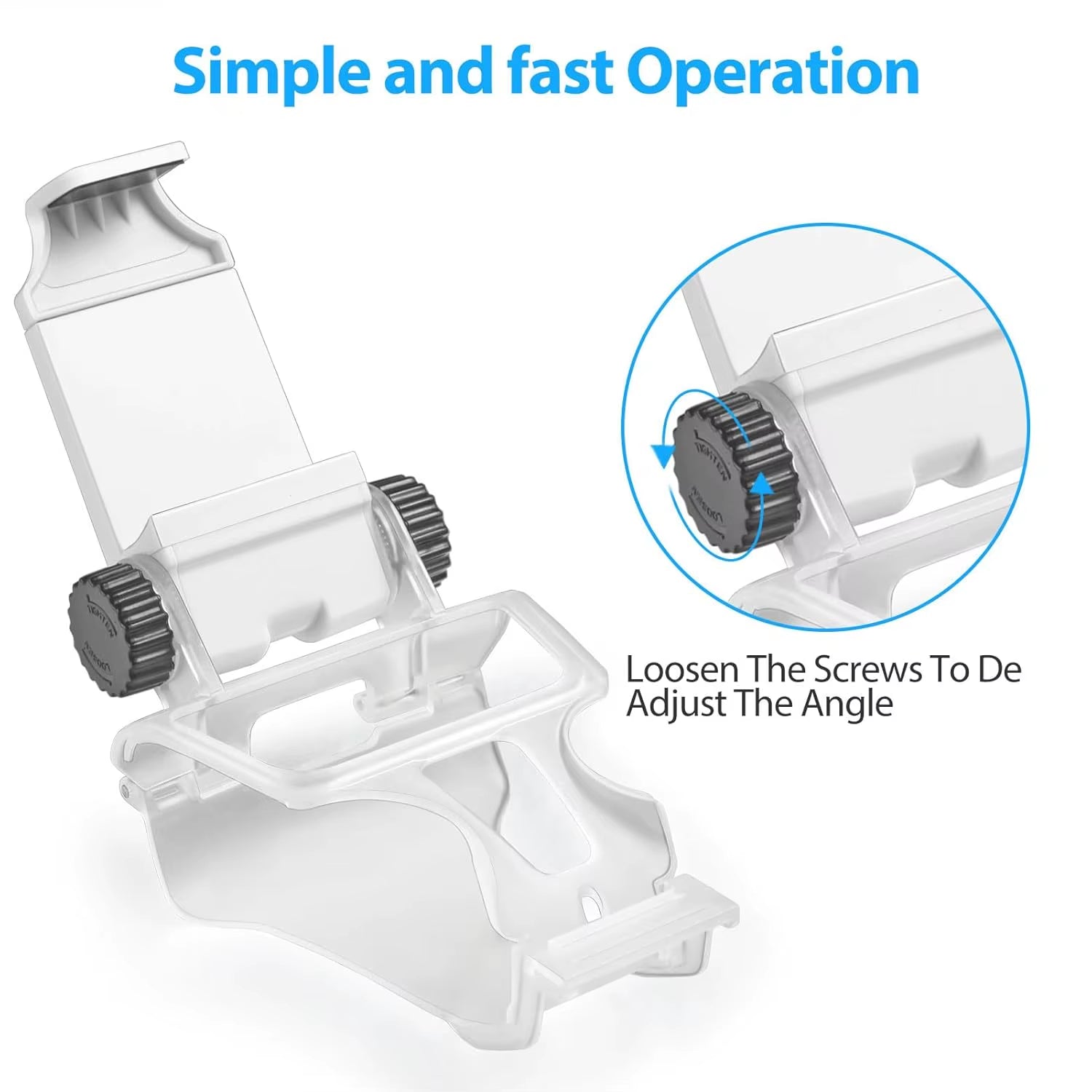 PC Flexible Controller Clamp Stand 360 Degree Angle Adjustment Phone Holder for PS5 Controller Gamepad Game Accessories