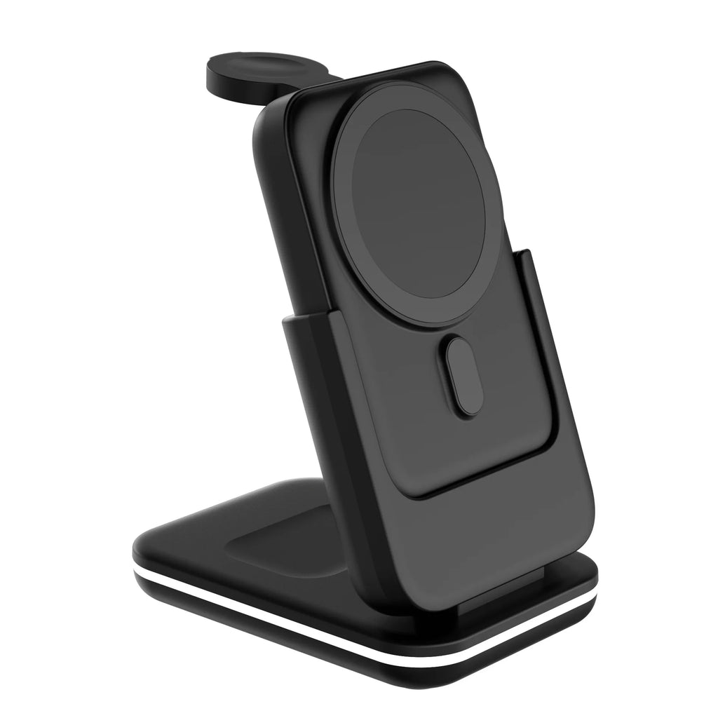 Portable 5000Mah Power Bank 3 in 1 Wireless Charging Station for Iphone & Iwatch & Galaxy Watch for Phones Airpods