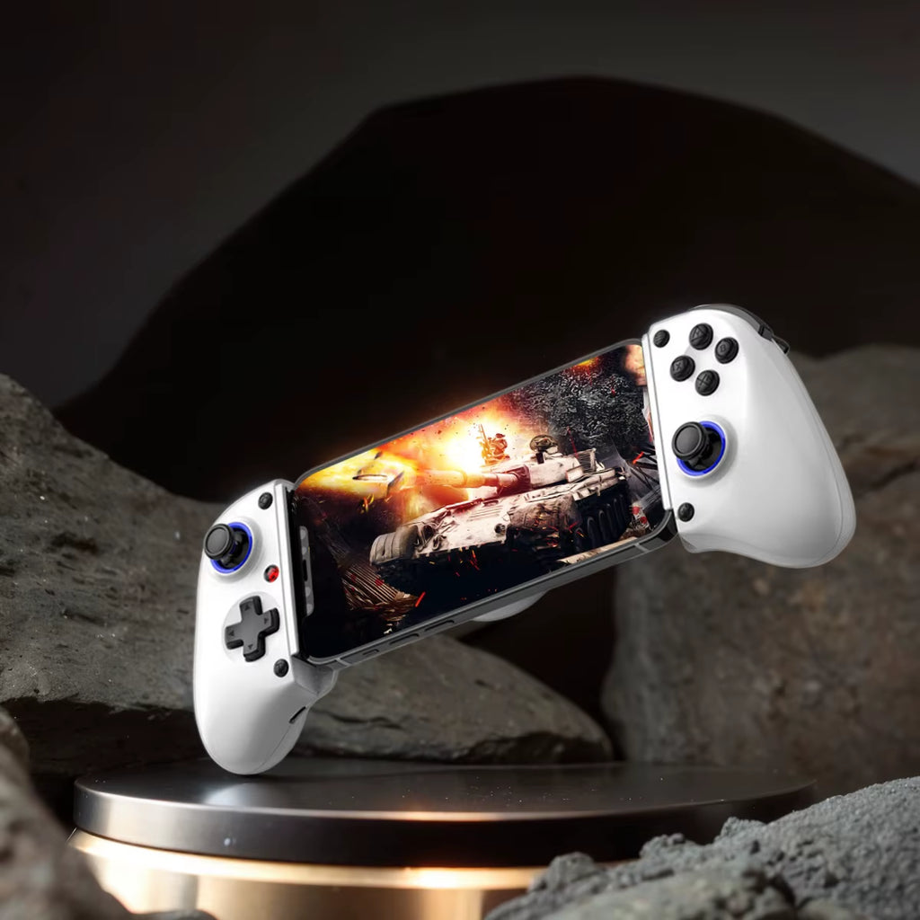 Mobile Phone Stretching Game Controller Wireless BT Mobile Gaming Controller Mobile Phone Gamepad for Switch/Android/Ios/Pc/Xbox
