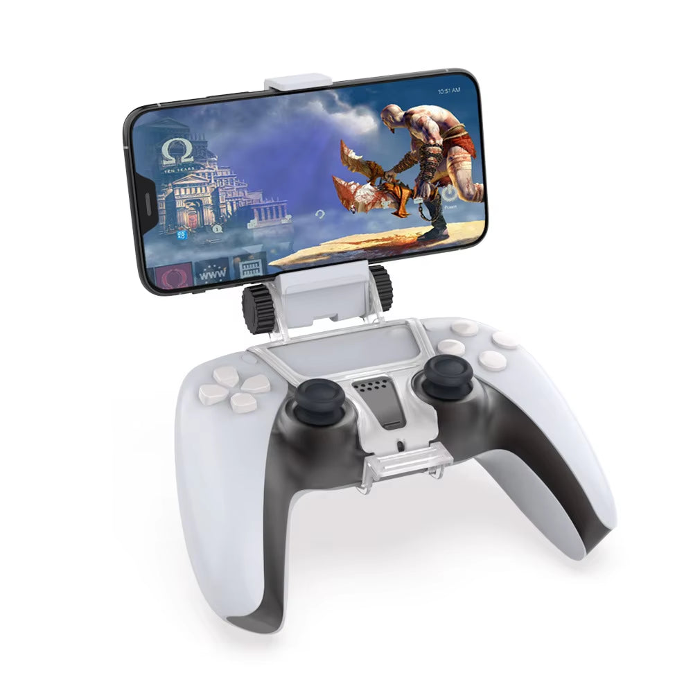 PC Flexible Controller Clamp Stand 360 Degree Angle Adjustment Phone Holder for PS5 Controller Gamepad Game Accessories